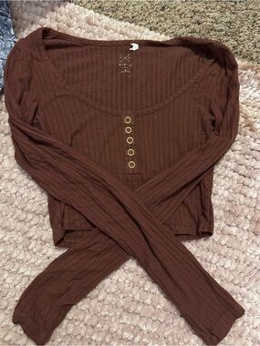 Pacsun cropped long sleeve